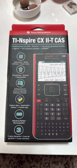 Графичен калкулатор Texas Instruments TI-Nspire™ CX II-T CAS, Цветен дисплей
