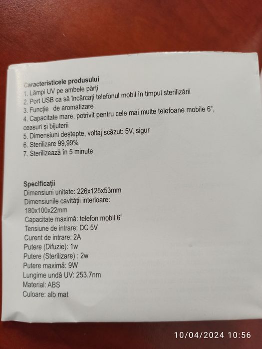 Aparat de Sterilizat
