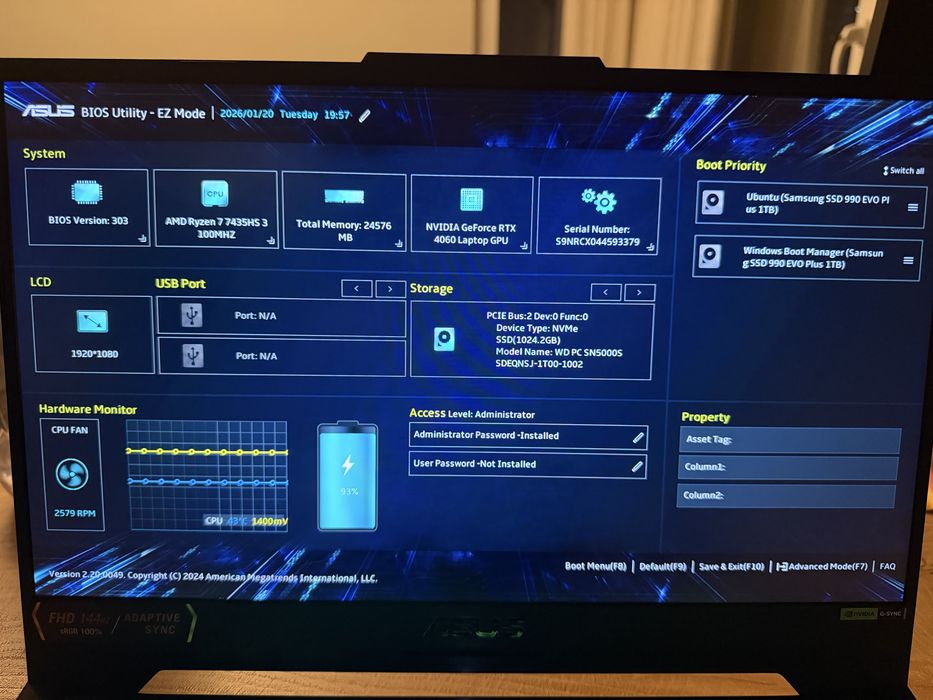 Лаптоп ASUS TUF A15