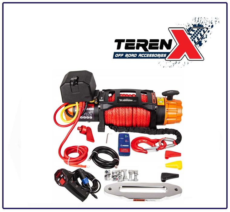 Troliu Titanium ARCTICA 10000 LBS , 5T,  motor 7CP,  sufa sintetica