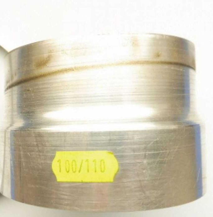 Муфа / Редуктор за въздуховод  Ø100 /Ø110; Лайсна за плот, 28 мм/60 мм