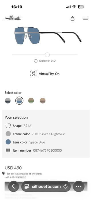 Оригинални слънчеви очила на Силует