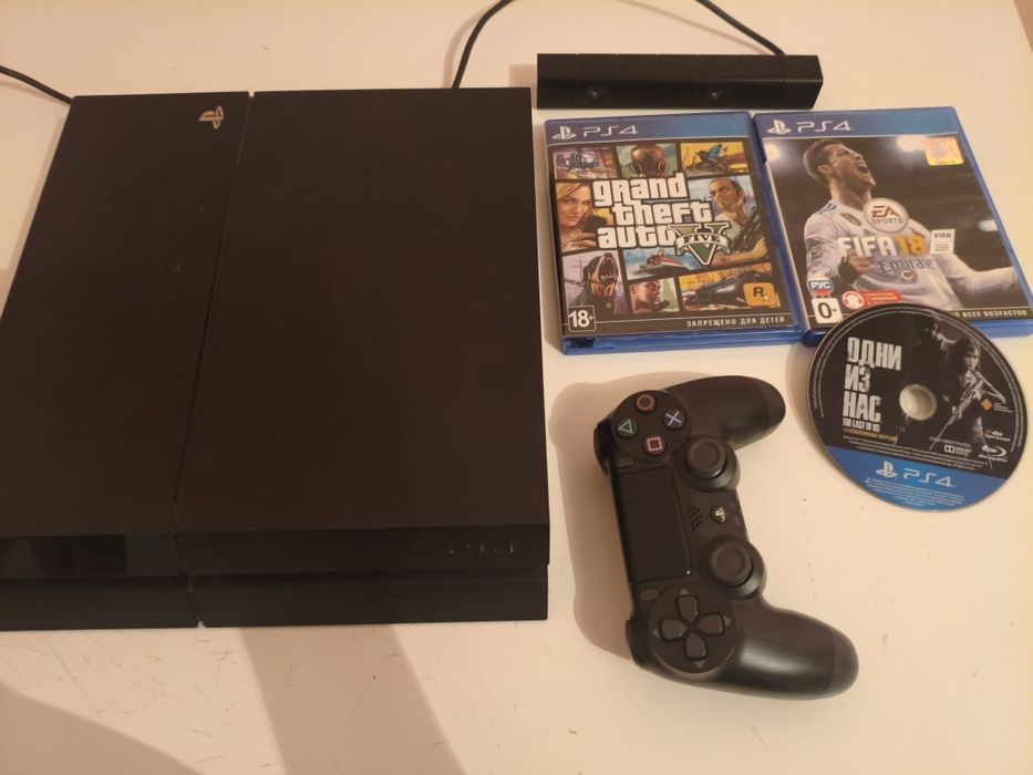 Ps 4 с играми и камерой