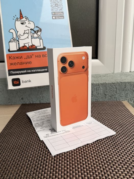 НОВ! 256Gb *ЛИЗИНГ* iPhone 17 Pro Max Cosmic Orange / 24М ГАРАНЦИЯ