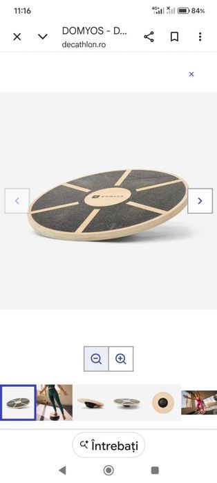 Minge, disc echilibru Domyos pentru fitness sau kineto