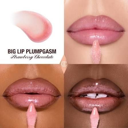 Charlotte Tilbury Big Lip Plumpgasm – Strawberry Chocolate гланц за обемни устни