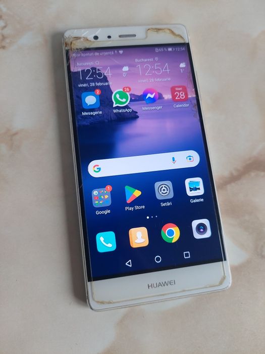 Vând Huawei P9 (normal, nu Lite) White / Alb fără probleme /poze reale