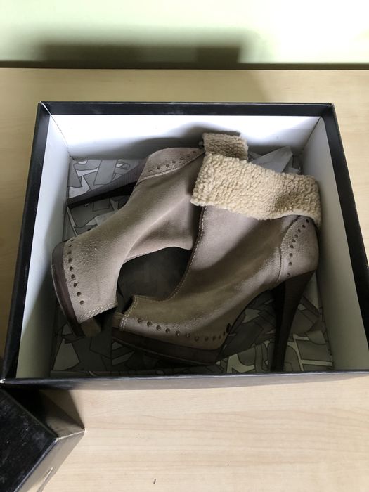 Боти Miss Sixty велур с отворен пръст