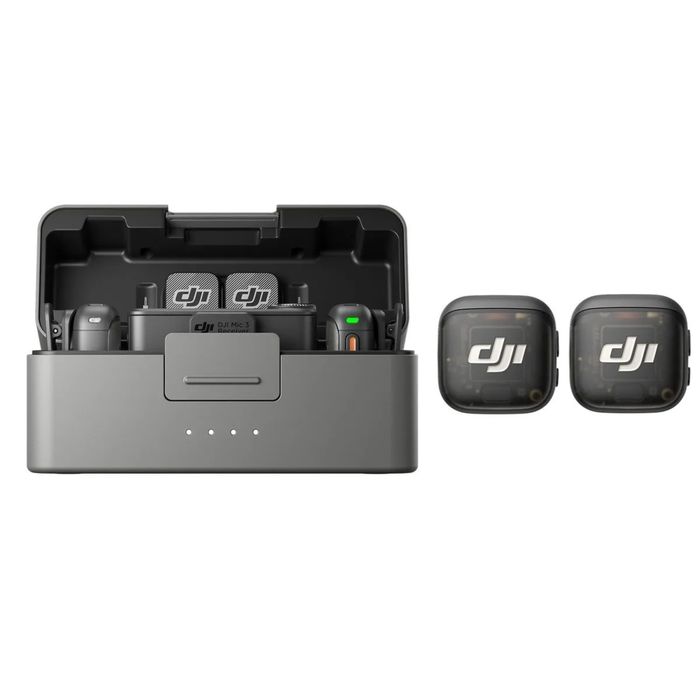 DJI Mic 3 Sistem Wireless 2 x TX 1 x RX Statie Incarcare