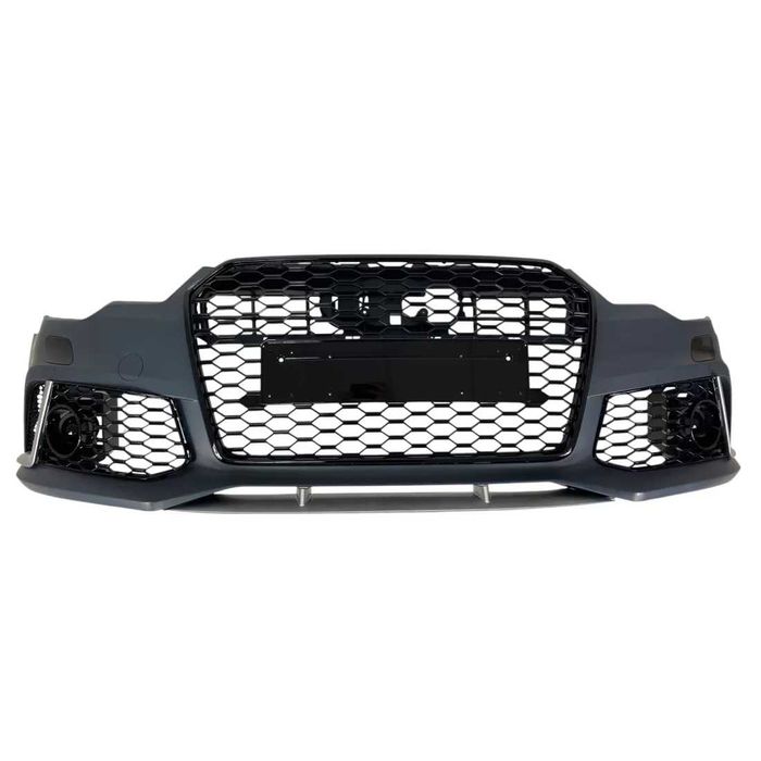 Предна броня за Audi A6 (2011-2014)-RS6 Design с отвори за парктроник