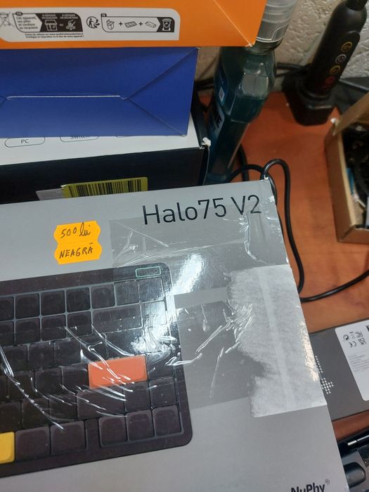 Tastatura gaming mecanica argb 75%,Nuphy Halo 75 v2,box pachet complet