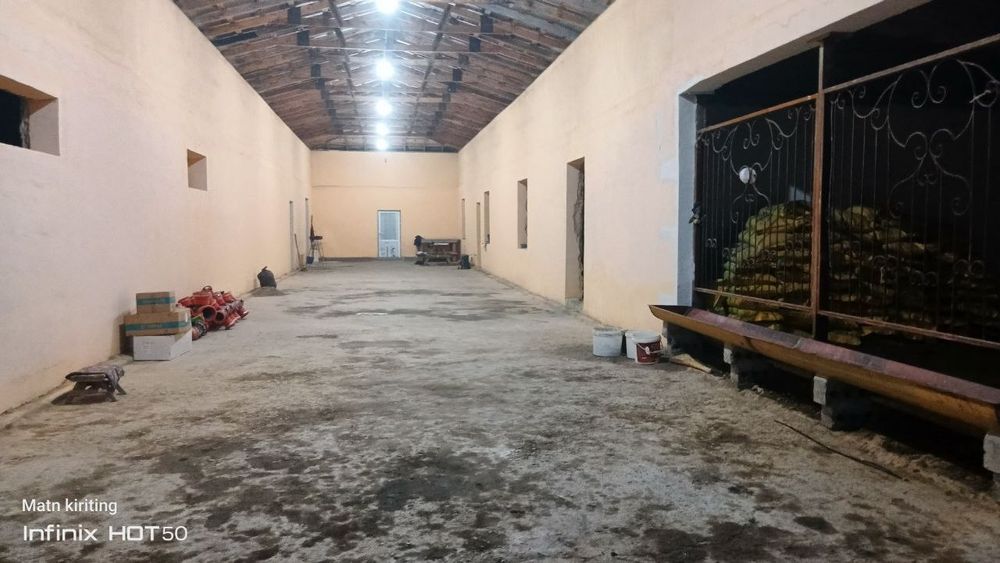 Сирдарё вил Сардоба тум ж/ган Омбор ва ишлаб чикариш у/н бино сотилади