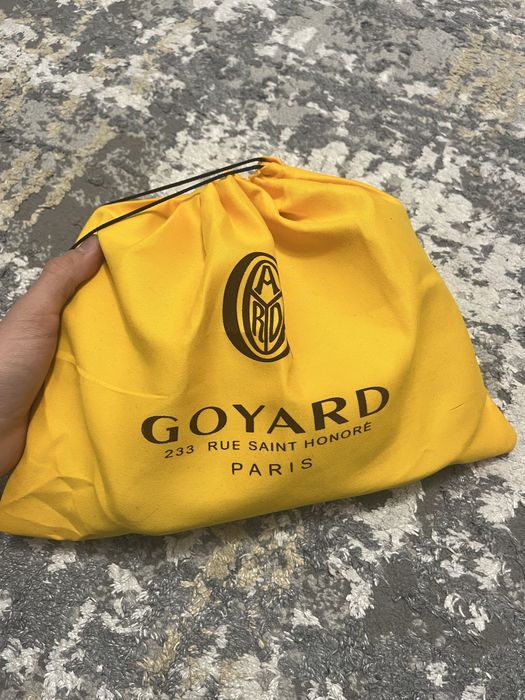 New Goyard bag.