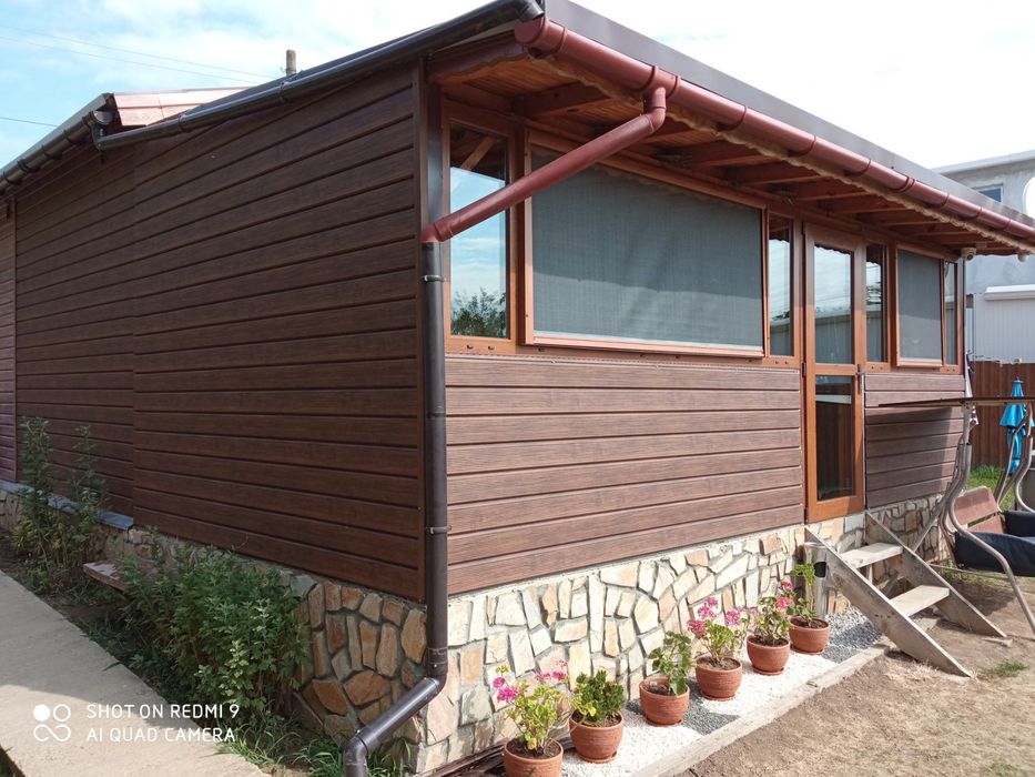 Метален, горещо поцинкован Сайдинг дървесен мотив-Оградки БГ