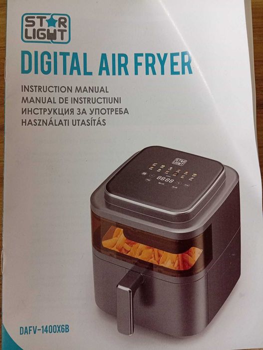 Friteuza cu aer cald /Air fryer  Star-Light DAFV-1400X6 - cu  garantie