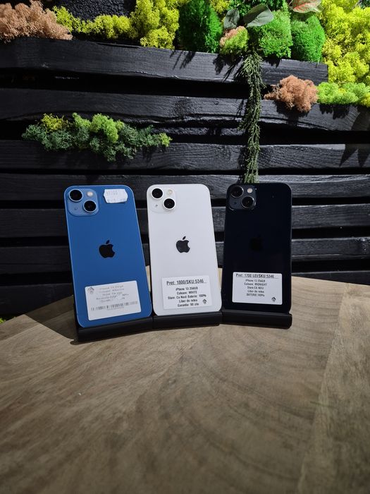 iPhone 13 256gb Blue/Starlight/Midnight Neverlocked Bat 100%/Garantie