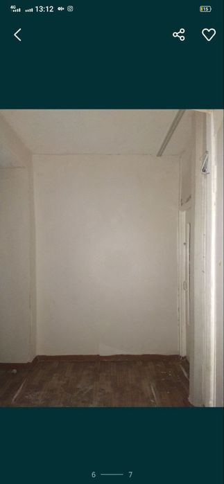 Кварита 1 хоналик 2 хона килинган кухня балконда ремонт уртача