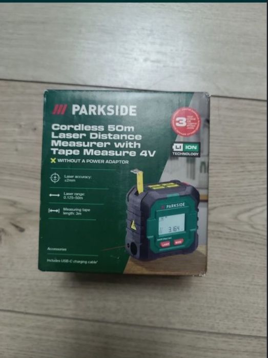 Telemetru laser parkside nou sigilat