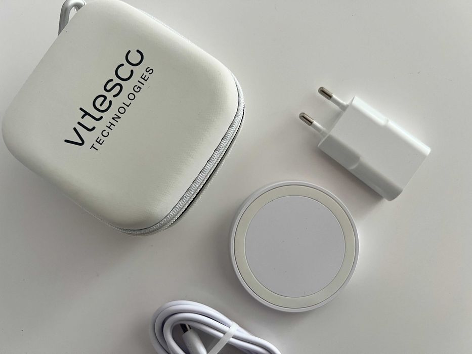 Set Incarcator Magnetic Wireless cu Tehnologie MagSafe + Husa