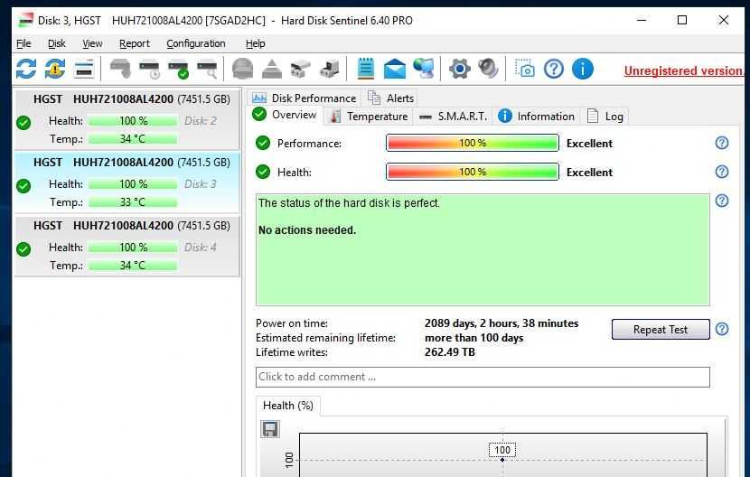 8TB SAS дискове, Seagate, Supermicro/HGST, 100% Health