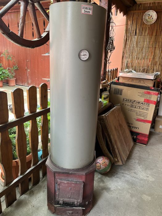 Boiler apa calda pe lemne 95 L