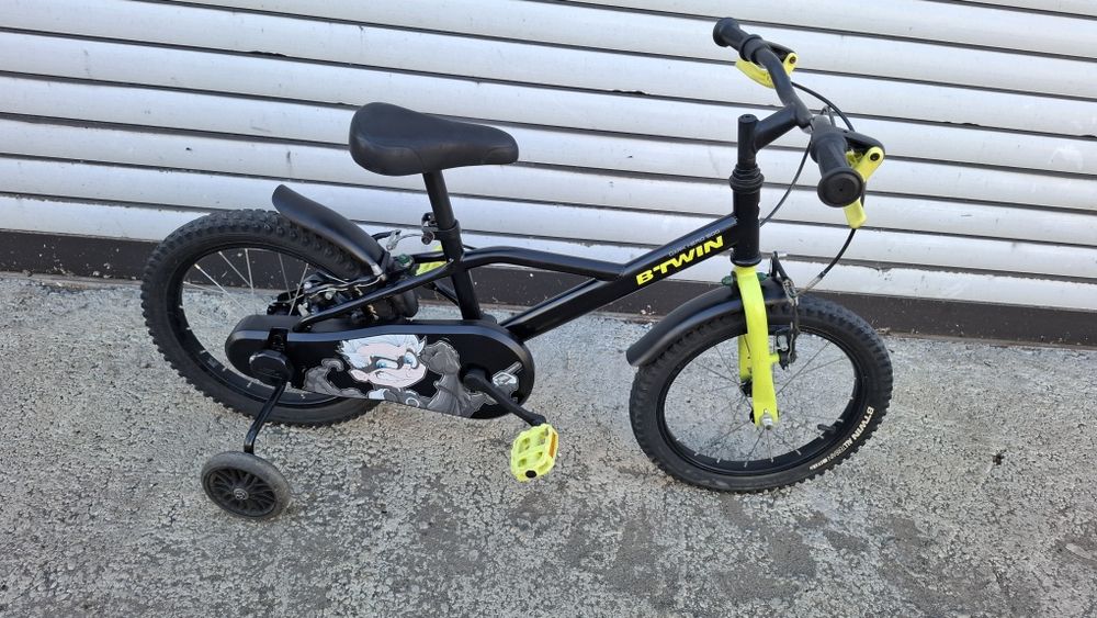16" Bicicleta copii Btwin  Black Hero