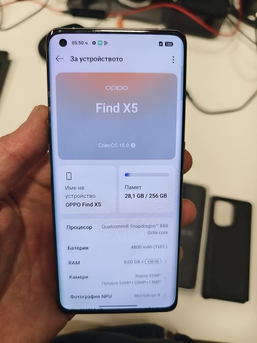 Продавам OPPO Find X5 – 256GB, бял цвят