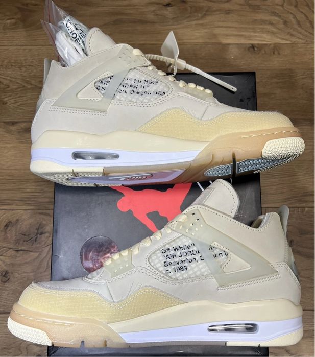 Off White x Air Jordan 4 Retro SP’Sail’