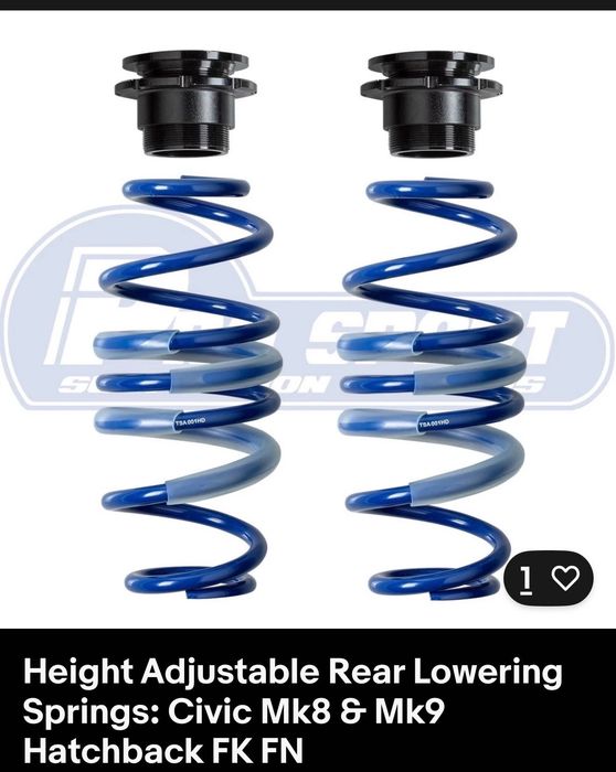 Kit coborâre suspensie spate Honda Civic mk8 gen viii