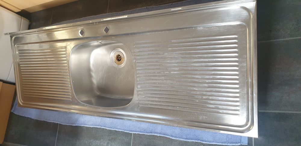 Chiuveta 160x50 cm  cu dubla uscător de vase