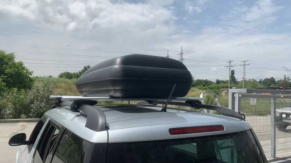 Автобокс Art Plast 133x77.8x34.5cm с ключ, 320 литра - черен карбон