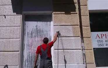 Fasad-oyna yuvish.  Мойка окон и фасадов