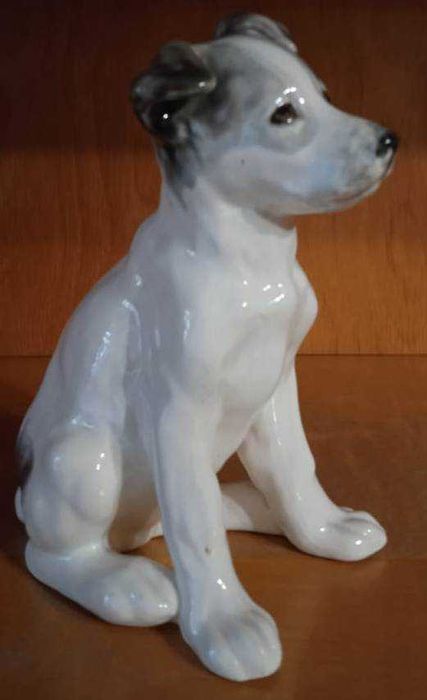 Фарфоровая статуэтка "Щенок" (19.5 см), ЗиК Конаково
