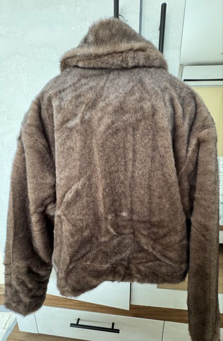 Палто от еко косъм