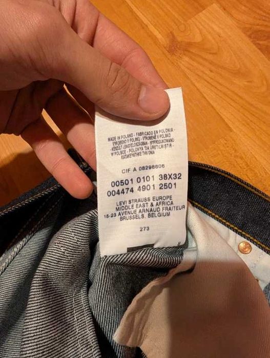 Levi’s 501 size 38x32