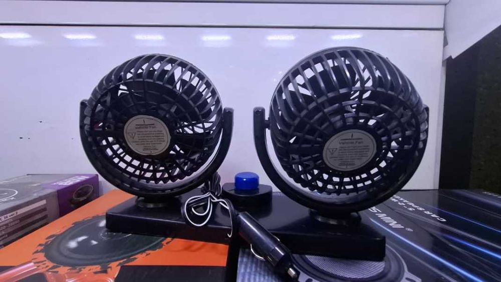 Автомобильный вентилятор 360° (12V / 24V)