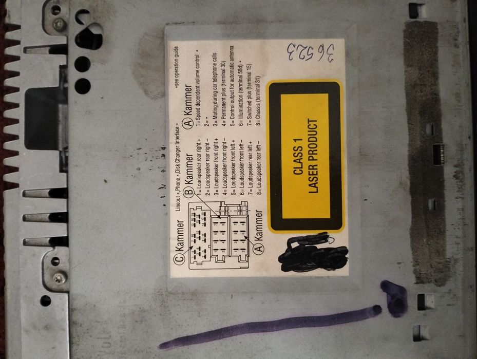 Casetofon auto folosit