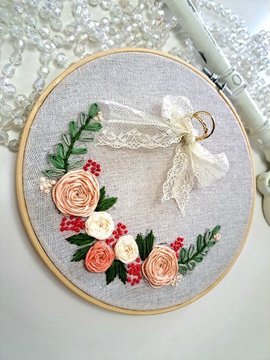 Gherghef brodat verighete