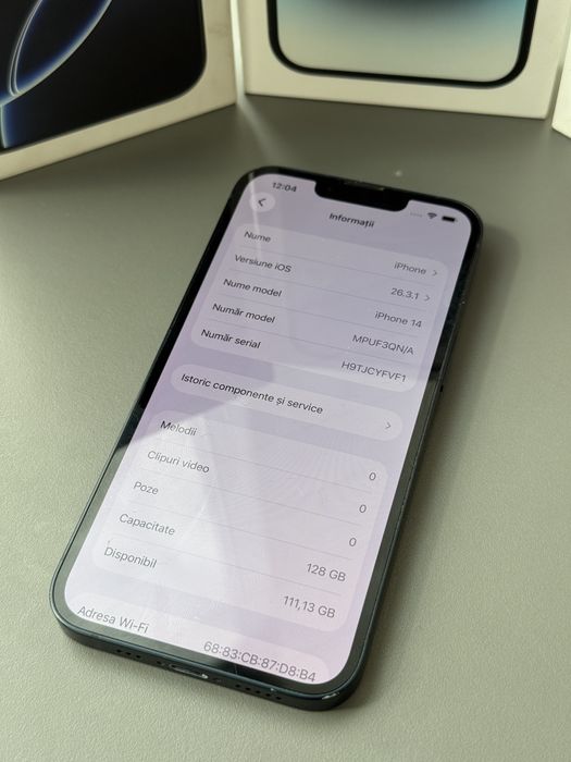 iPhone 14 128 GB Midnight