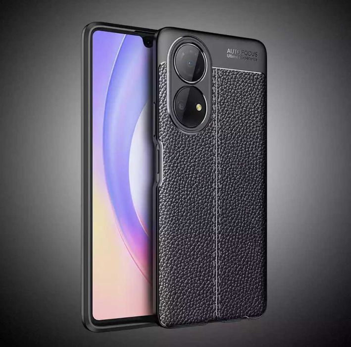 Husa Premium Antisoc model PIELE pentru Honor X7 4G, Honor X8 4G