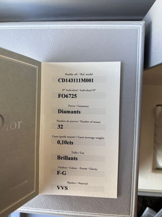 Часы Диор с бриллиантами, оригинал.