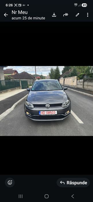Volkswagen polo benzina fab 2015