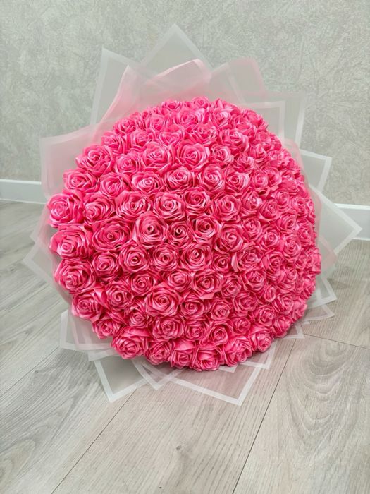 Букеиы искусственные из Атласной ленты