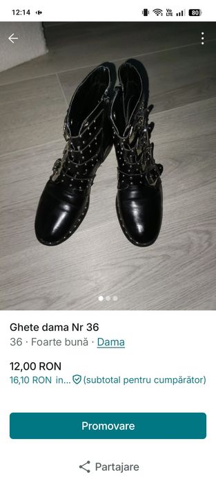 Ghete dama Nr 36