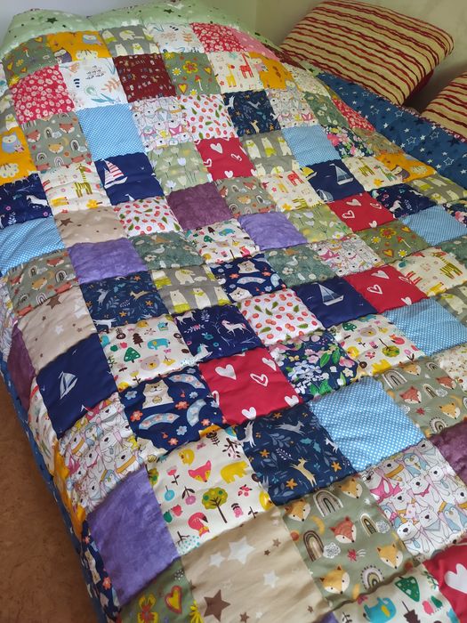 Одеяло лоскутное