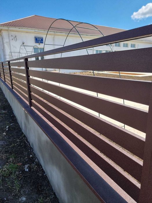 Gard metalic jaluzea | Suruburi ascunse | Braila | Model 2025 |