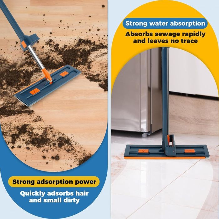 Комплект моп с 360° въртене и сгъваема кофа – Професионално и безконта