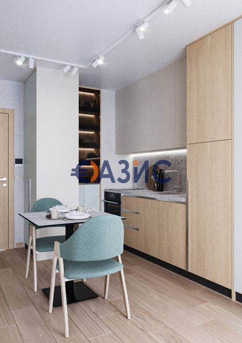 Напълно оборудвано студио в строящ се комплекс "Соренто Премиум",