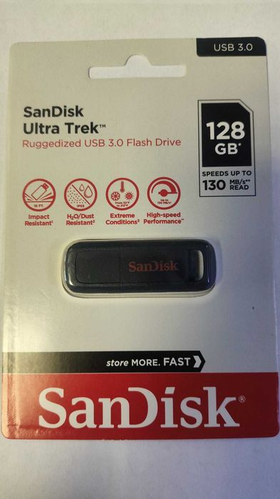 SanDisk Cruzer Ultra Trek 128GB (SDCZ490-128G-G46) Memory stick