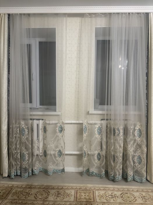 Продам комплект шторы и тюль